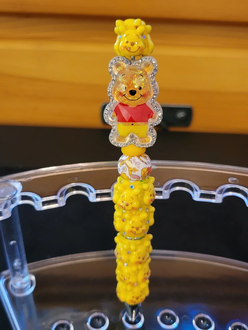 Yellow Bear Stack Pen- Cute Character Toy